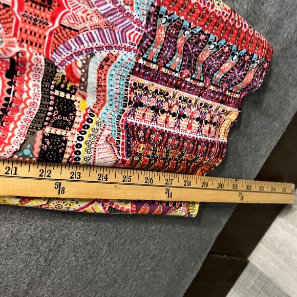 Attitudes by Renee Regular Printed Como Jersey Jumpsuit Orange Boho, Medium - Picture 12 of 16